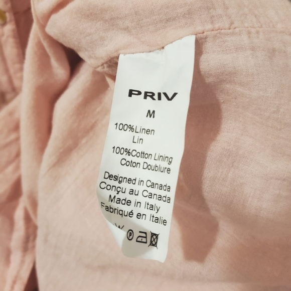 Jillian Harris x Priv - Hamptons Linen Dress with Pockets - Size M - Picture 8 of 8